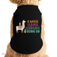 A Whole Llama Learning Going On Doggie Tank thumb 0