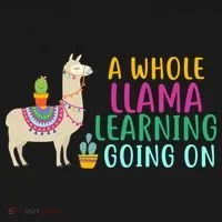 A Whole Llama Learning Going On Doggie Tank thumb 4