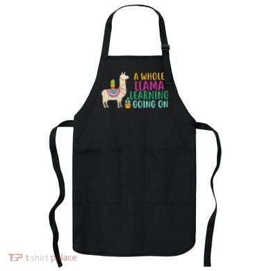 A Whole Llama Learning Going On Apron