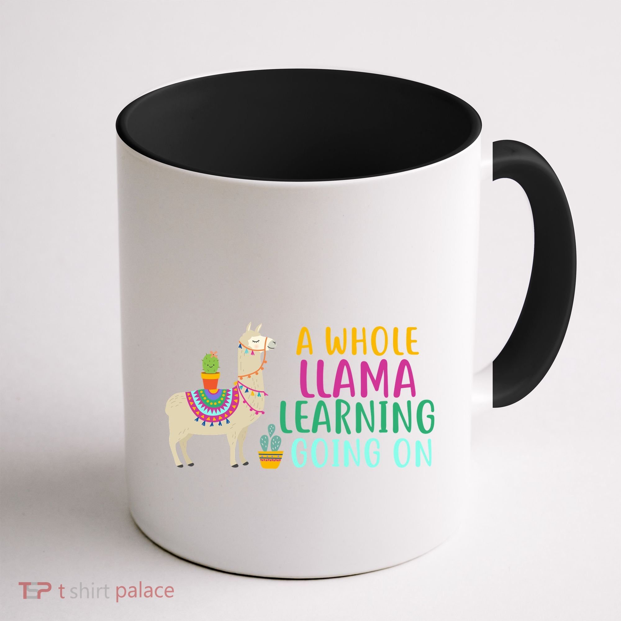 A Whole Llama Learning Going On Coffee Mug