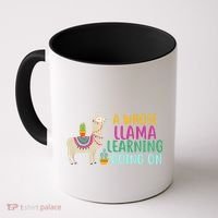 A Whole Llama Learning Going On Coffee Mug thumb 0