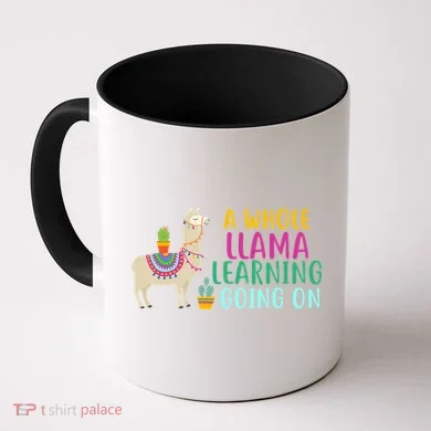 A Whole Llama Learning Going On Coffee Mug