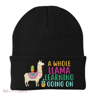 A Whole Llama Learning Going On Beanie