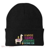 A Whole Llama Learning Going On Beanie thumb 0