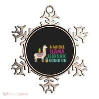A Whole Llama Learning Going On Ornament thumb 0
