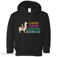A Whole Llama Learning Going On Toddler Hoodie thumb 0