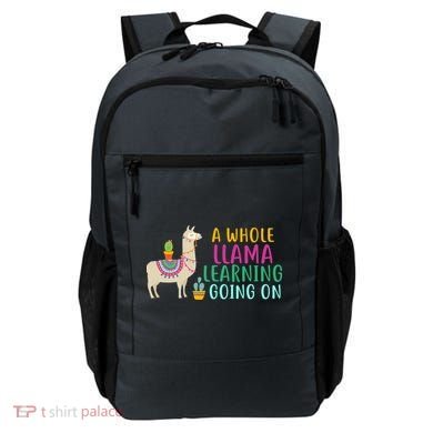 A Whole Llama Learning Going On Backpack