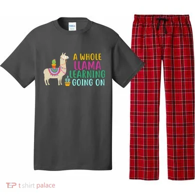 A Whole Llama Learning Going On Pajama Set