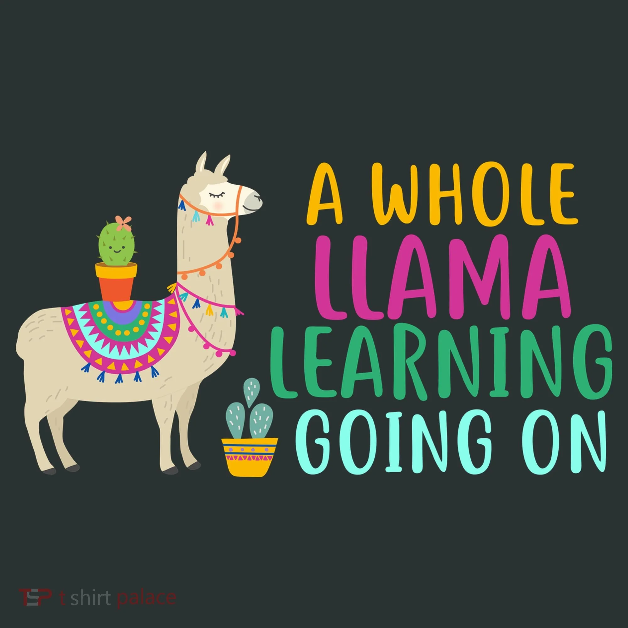 A Whole Llama Learning Going On Baby Bodysuit