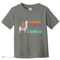 A Whole Llama Learning Going On Toddler T-Shirt thumb 0