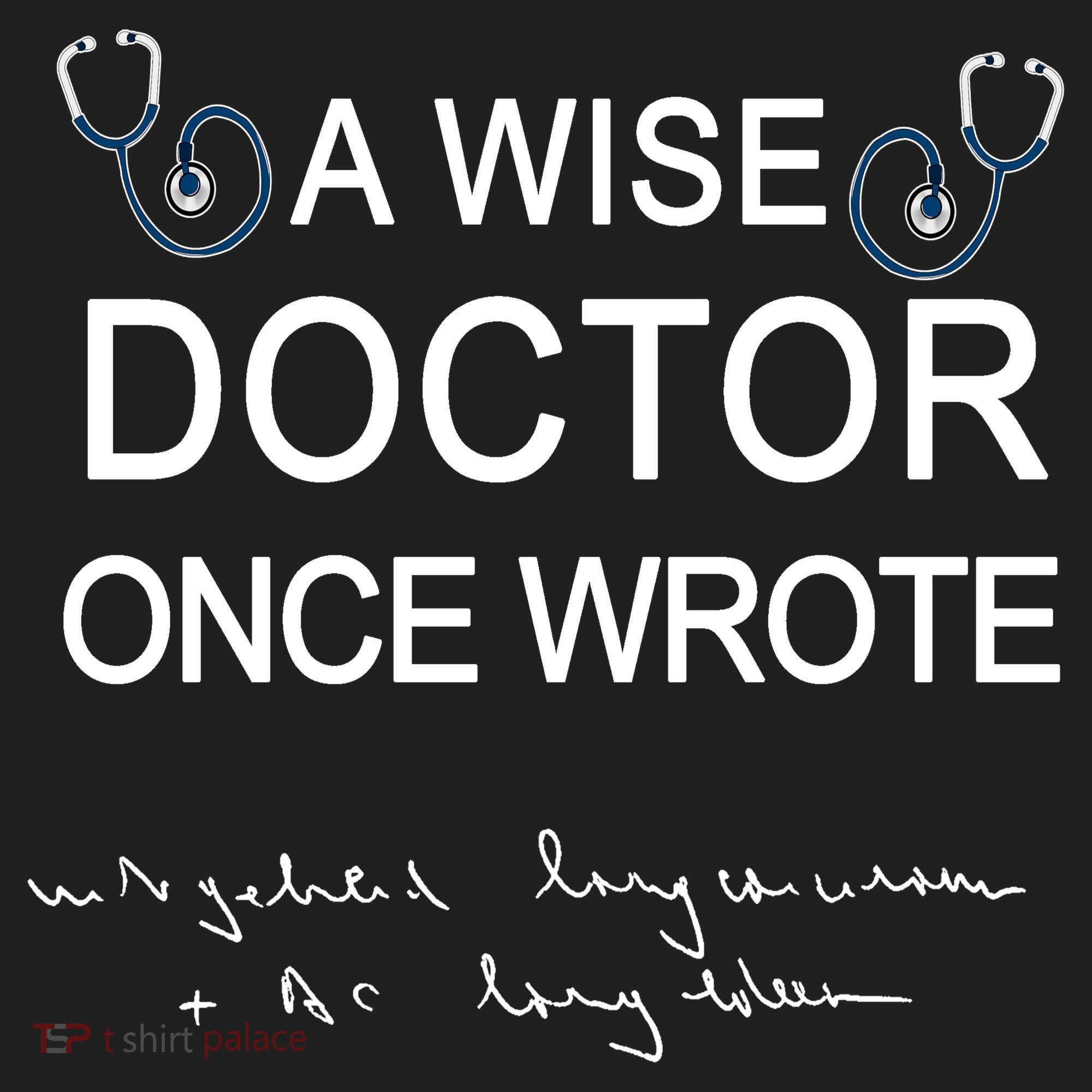 A Wise Doctor Once Wrote Medical Doctor Handwriting Funny Beanie