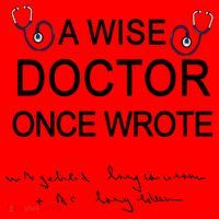A Wise Doctor Once Wrote Medical Doctor Handwriting Funny Santa Hat thumb 1
