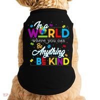 A World With Kindness Autism Awareness Doggie Tank thumb 0
