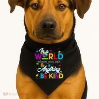 A World With Kindness Autism Awareness USA-Made Doggie Bandana thumb 1