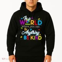 A World With Kindness Autism Awareness Hoodie thumb 2