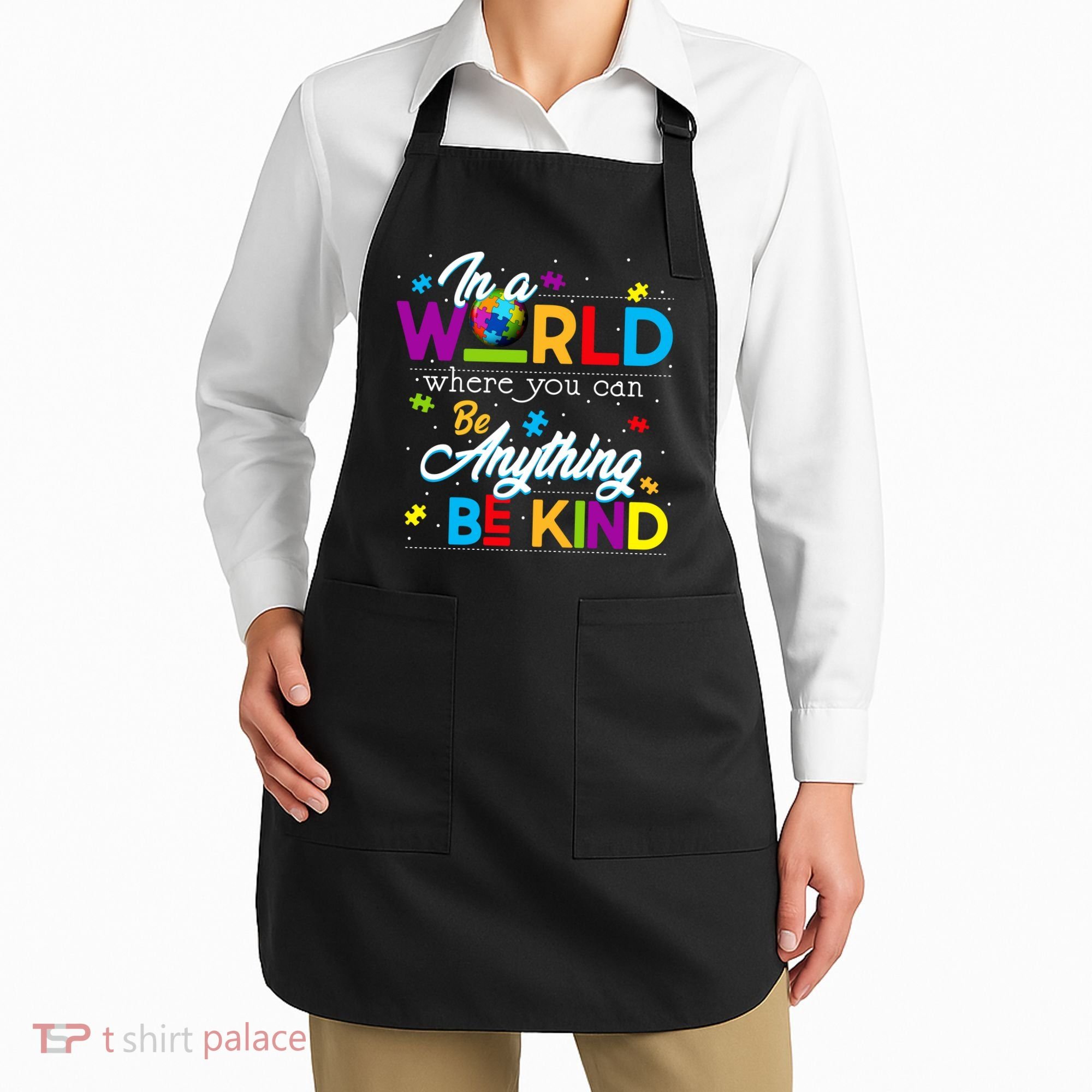 A World With Kindness Autism Awareness Apron