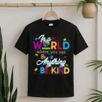 A World With Kindness Autism Awareness T-Shirt thumb 2