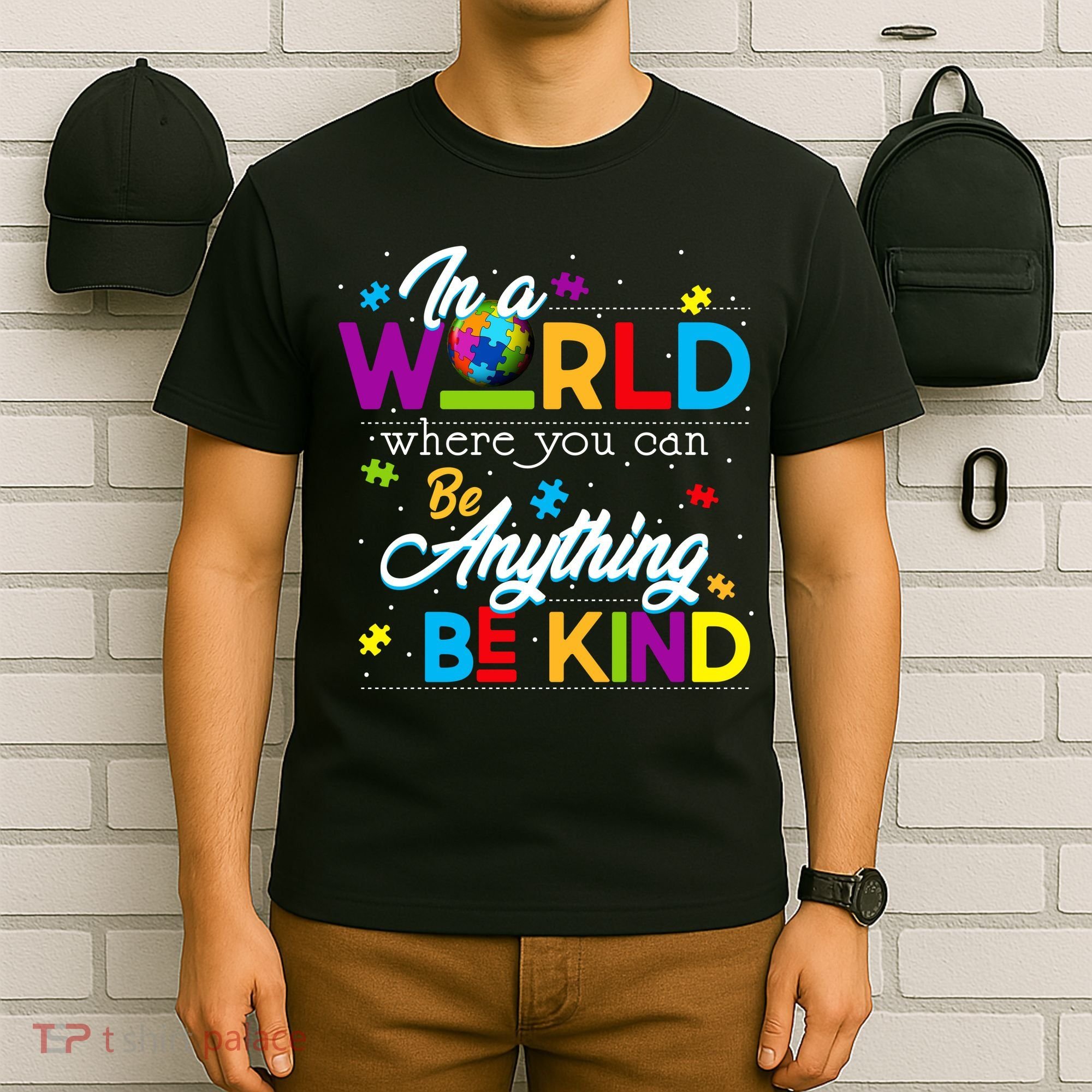 A World With Kindness Autism Awareness T-Shirt