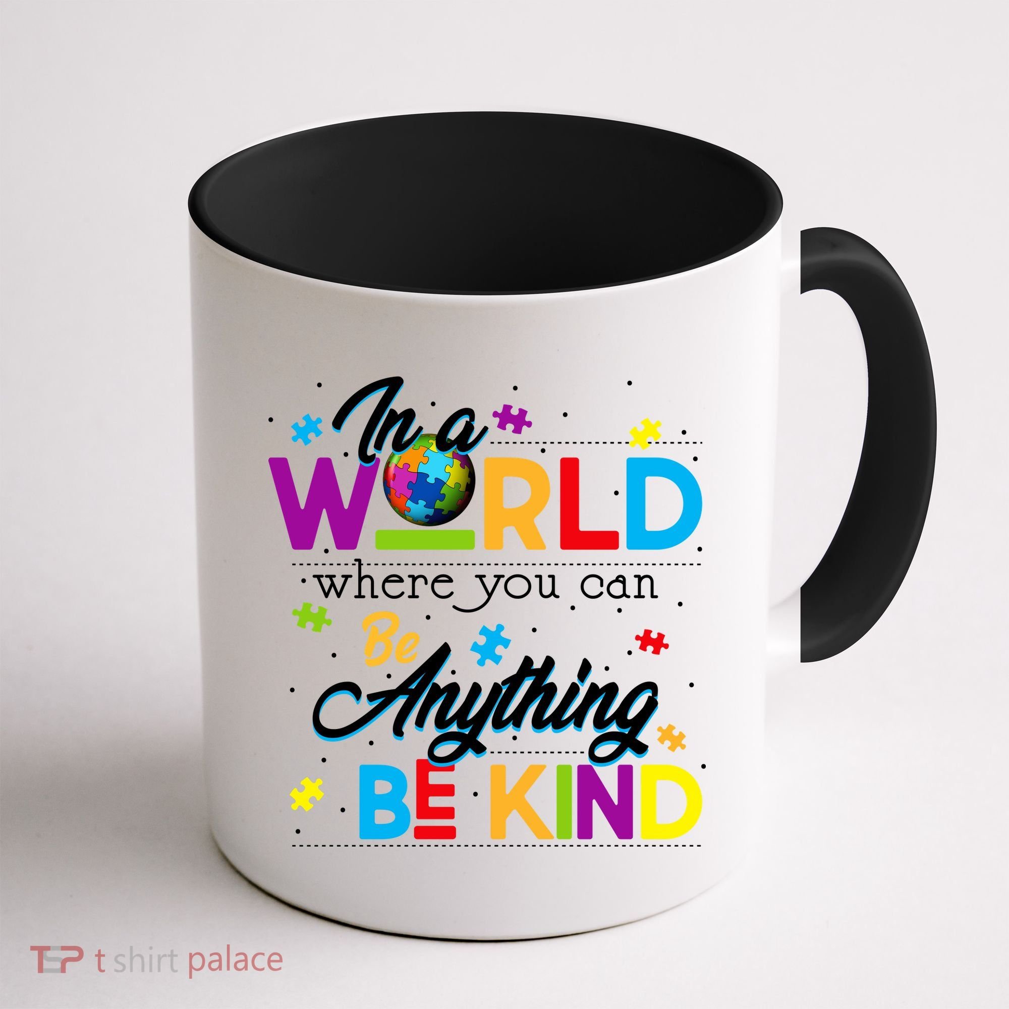 A World With Kindness Autism Awareness Coffee Mug