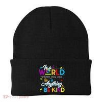 A World With Kindness Autism Awareness Beanie thumb 0