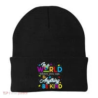 A World With Kindness Autism Awareness Beanie thumb 0