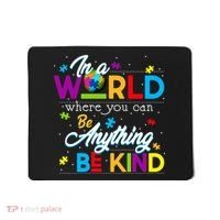 A World With Kindness Autism Awareness Mousepad thumb 0