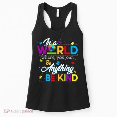 A World With Kindness Autism Awareness Women's Tank Top