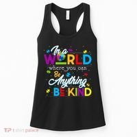 A World With Kindness Autism Awareness Women's Tank Top thumb 0