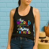 A World With Kindness Autism Awareness Women's Tank Top thumb 2