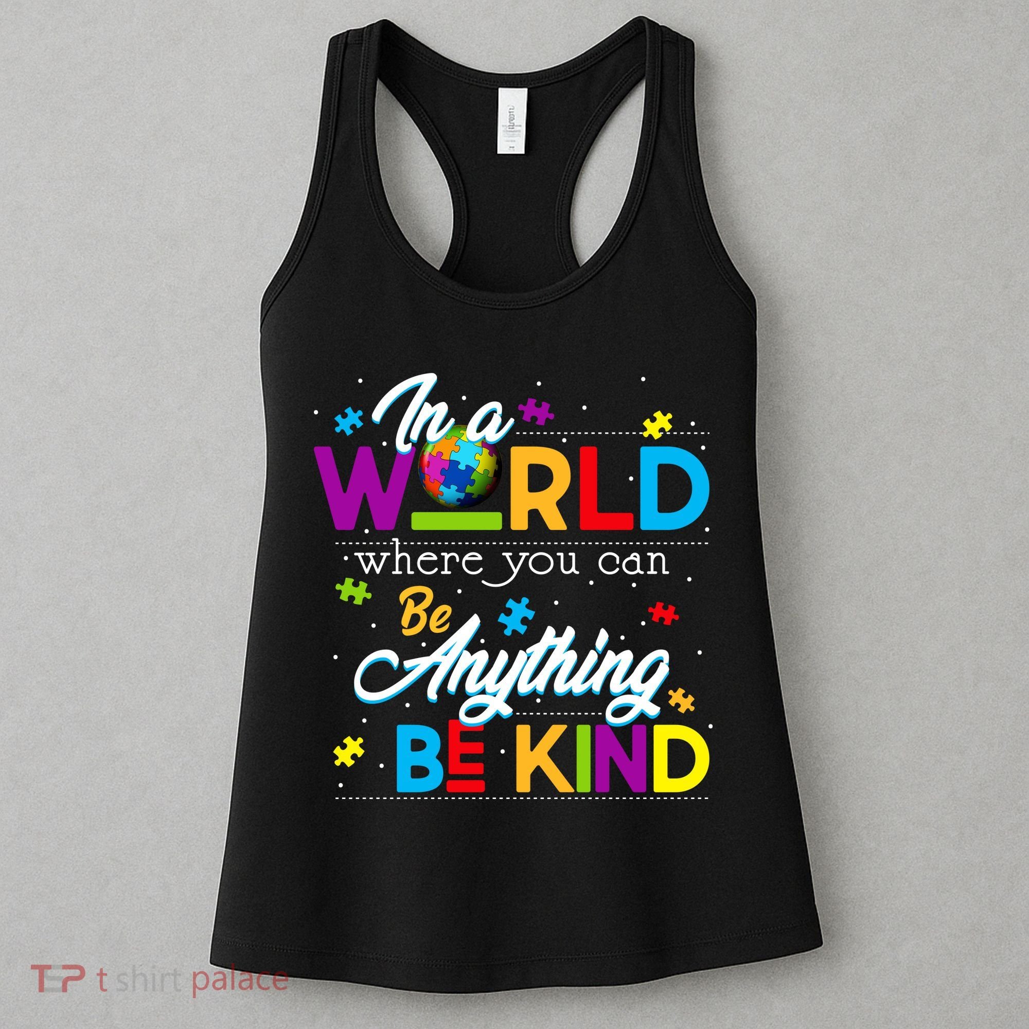 A World With Kindness Autism Awareness Women's Tank Top