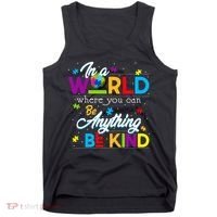 A World With Kindness Autism Awareness Tank Top thumb 0
