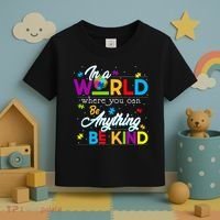 A World With Kindness Autism Awareness Toddler T-Shirt thumb 3