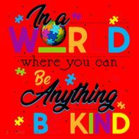 A World With Kindness Autism Awareness Santa Hat thumb 1