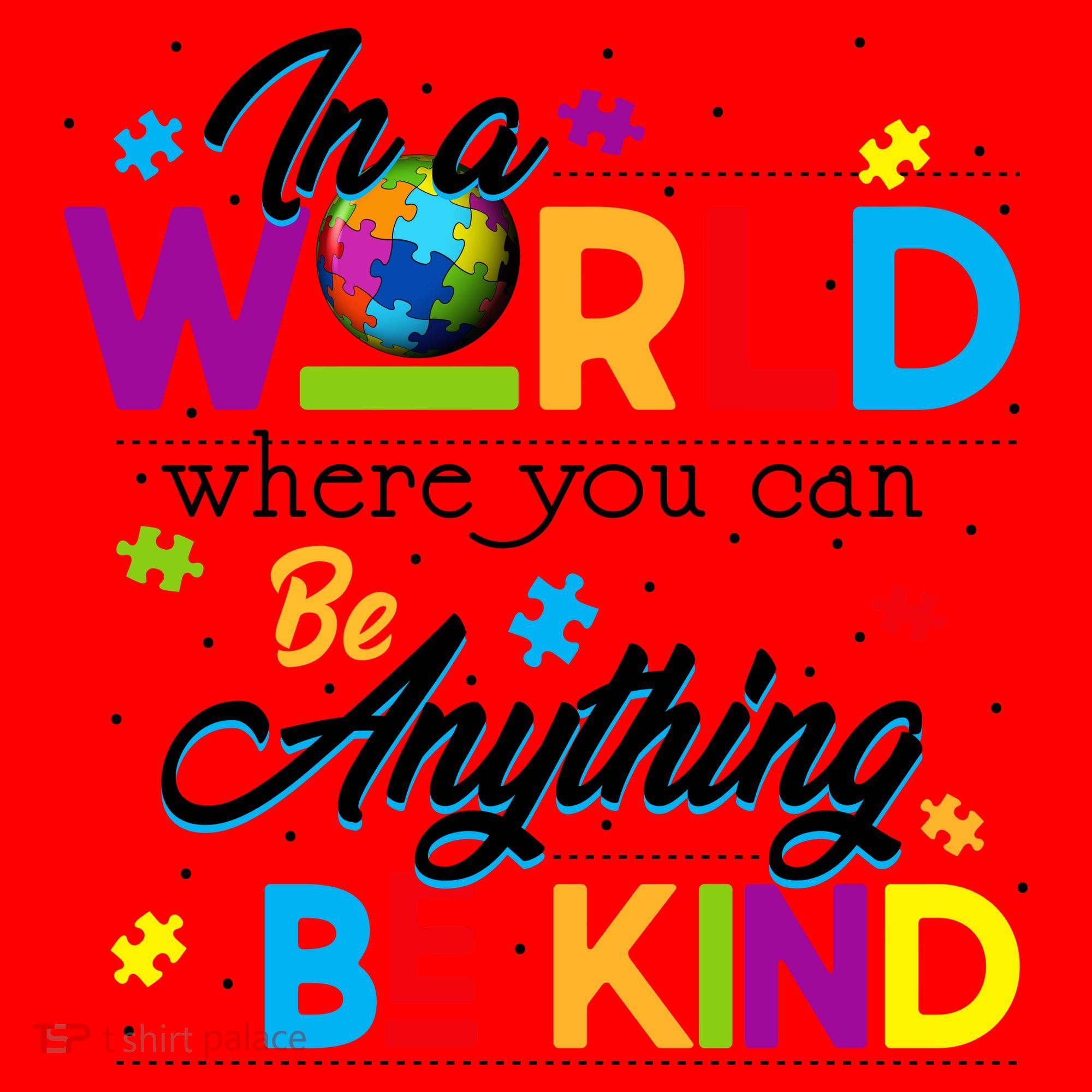 A World With Kindness Autism Awareness Santa Hat