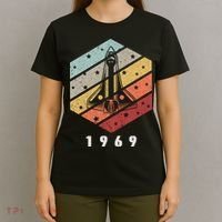 Apollo 11 1969 NASA Space Moon Landing Astronaut Vintage Retro T-Shirt thumb 4