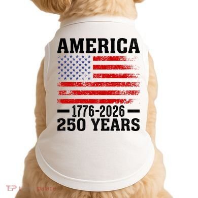 America 1776-2026 250 Years Doggie Tank