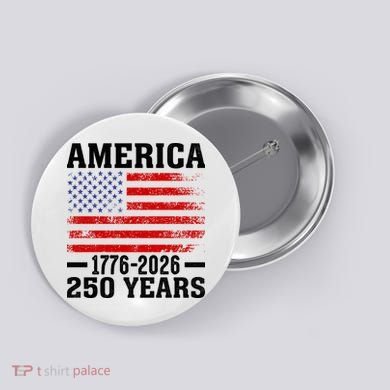 America 1776-2026 250 Years Button