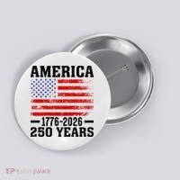 America 1776-2026 250 Years Button thumb 0