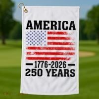 America 1776-2026 250 Years Golf Towel thumb 1
