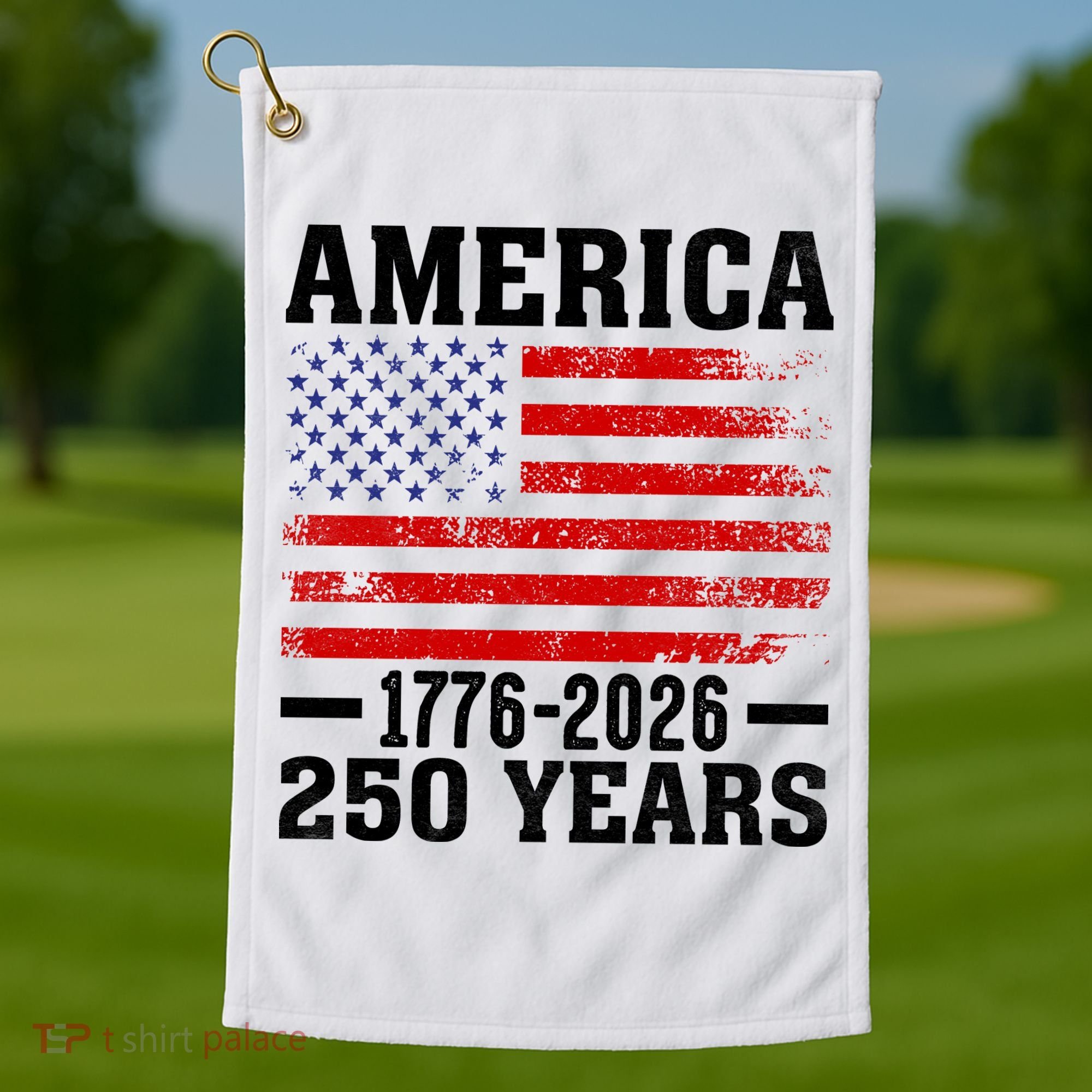 America 1776-2026 250 Years Golf Towel
