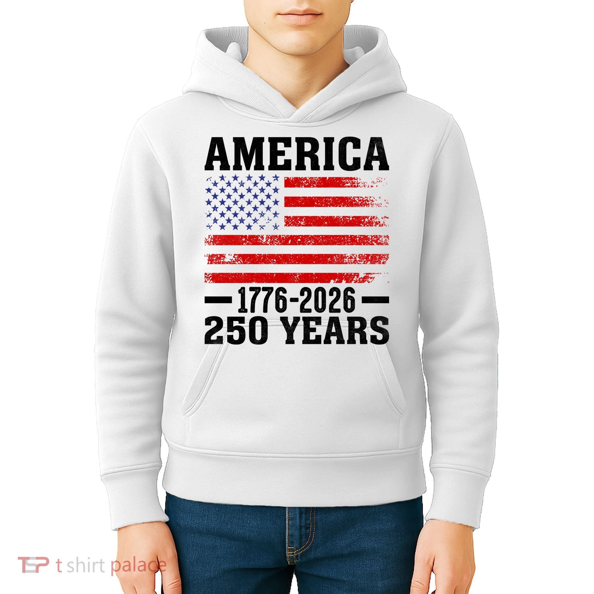 America 1776-2026 250 Years Kids Hoodie