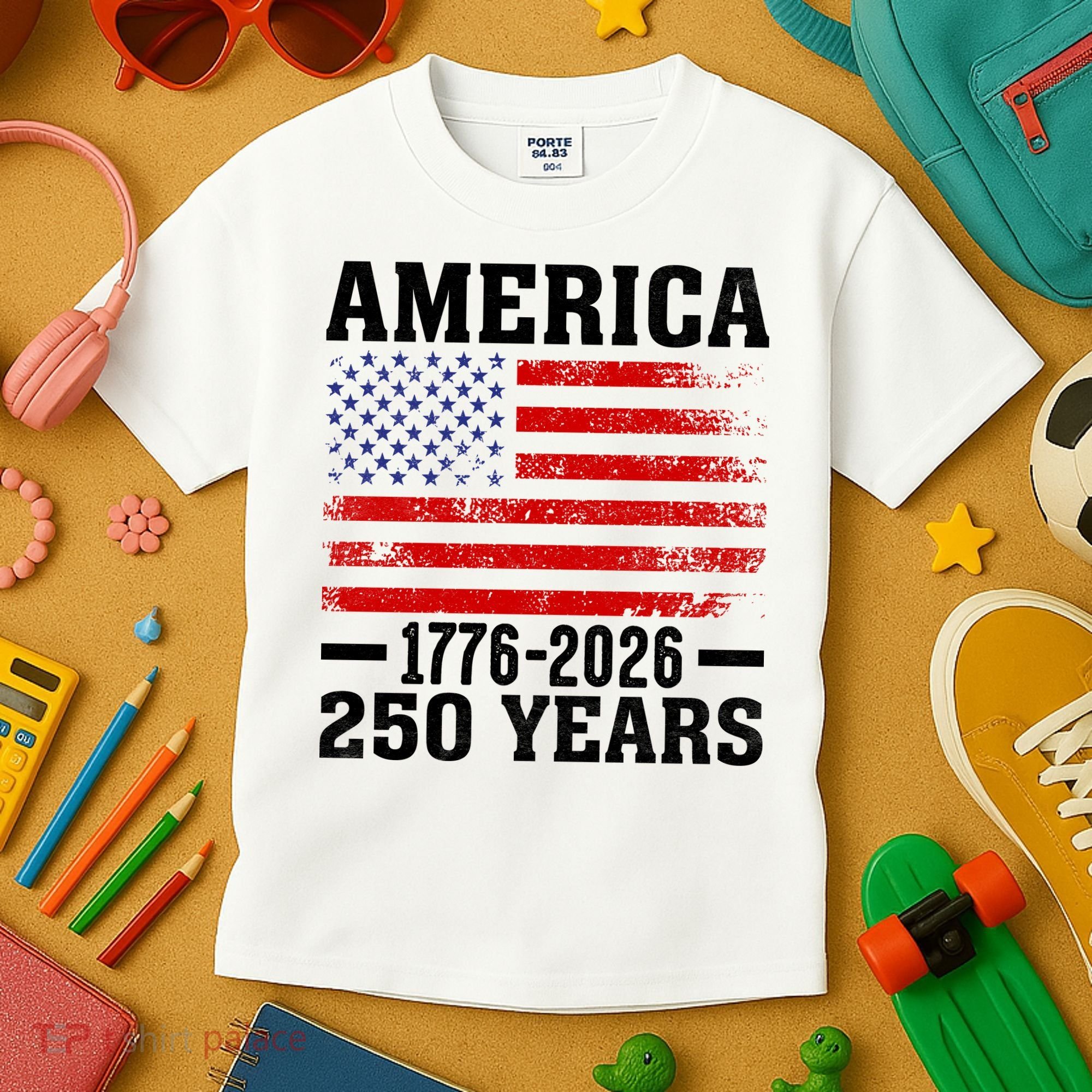 America 1776-2026 250 Years Kids T-Shirt