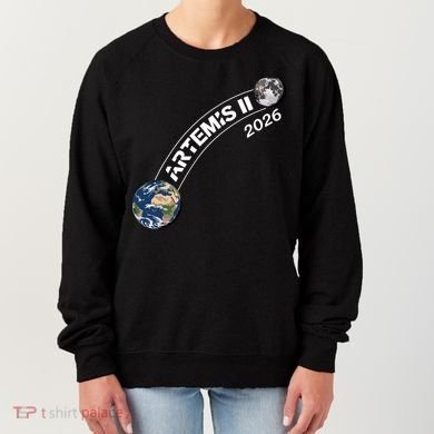 Artemis 11 2026 Back To The Moon Logo Women's Sweatshirt