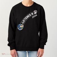 Artemis 11 2026 Back To The Moon Logo Women's Sweatshirt thumb 0