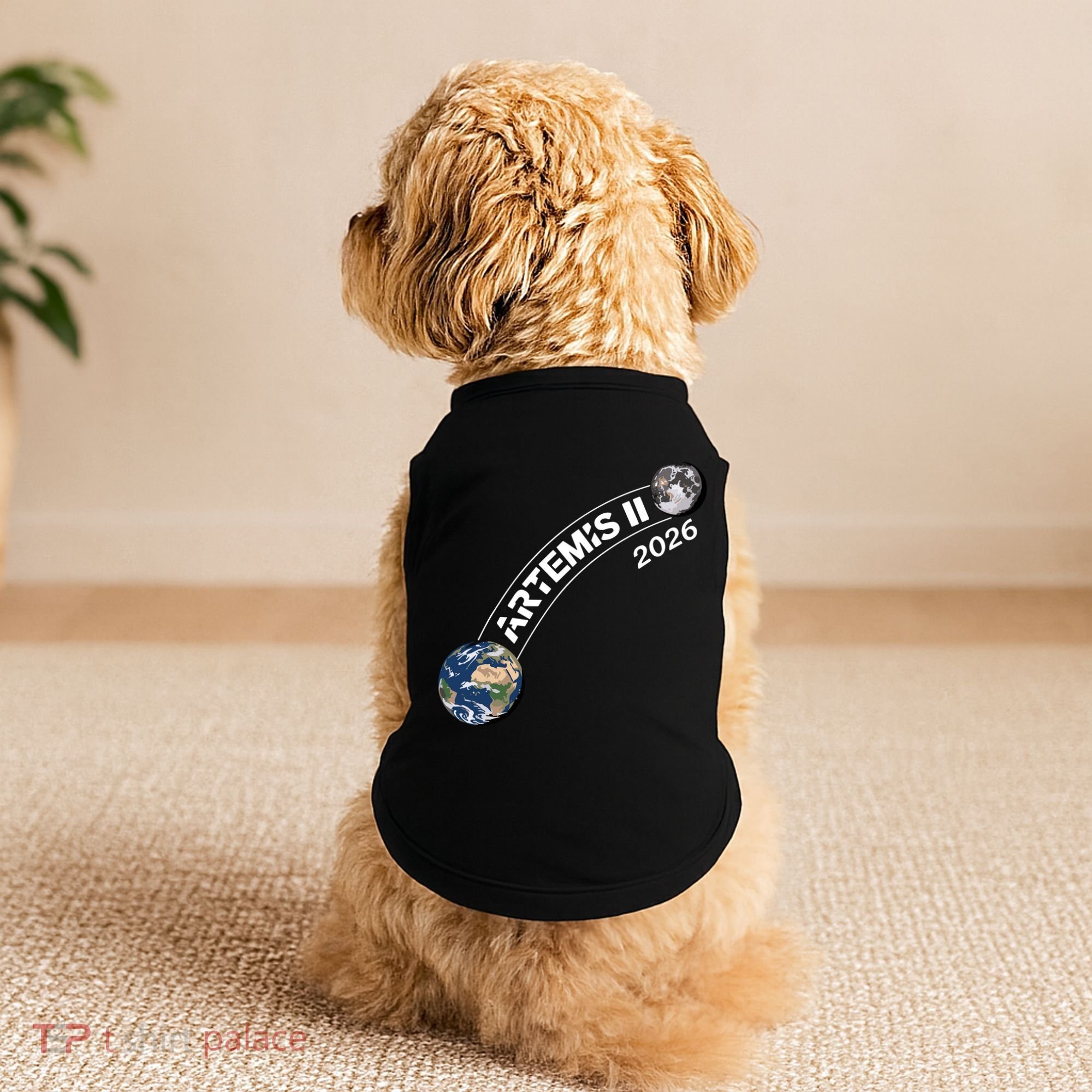 Artemis 11 2026 Back To The Moon Logo Doggie Tank