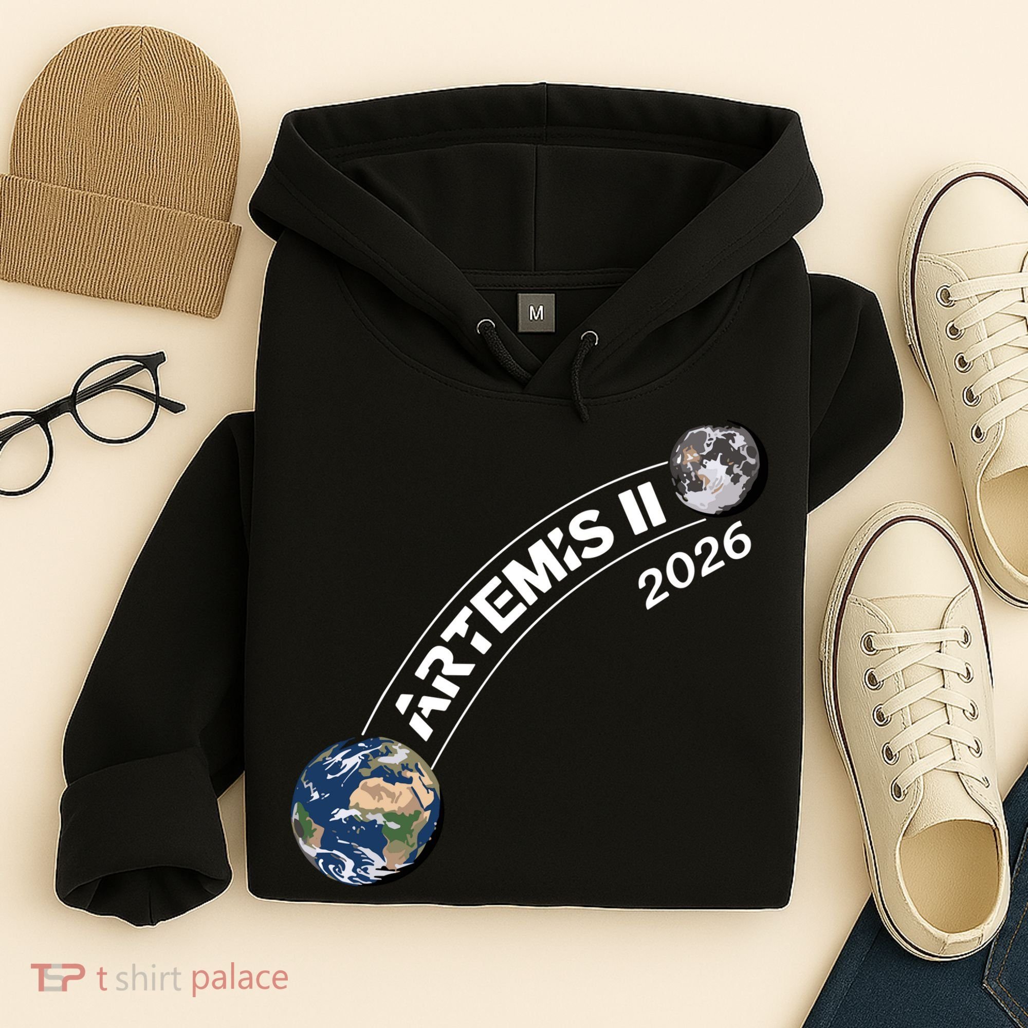 Artemis 11 2026 Back To The Moon Logo Hoodie