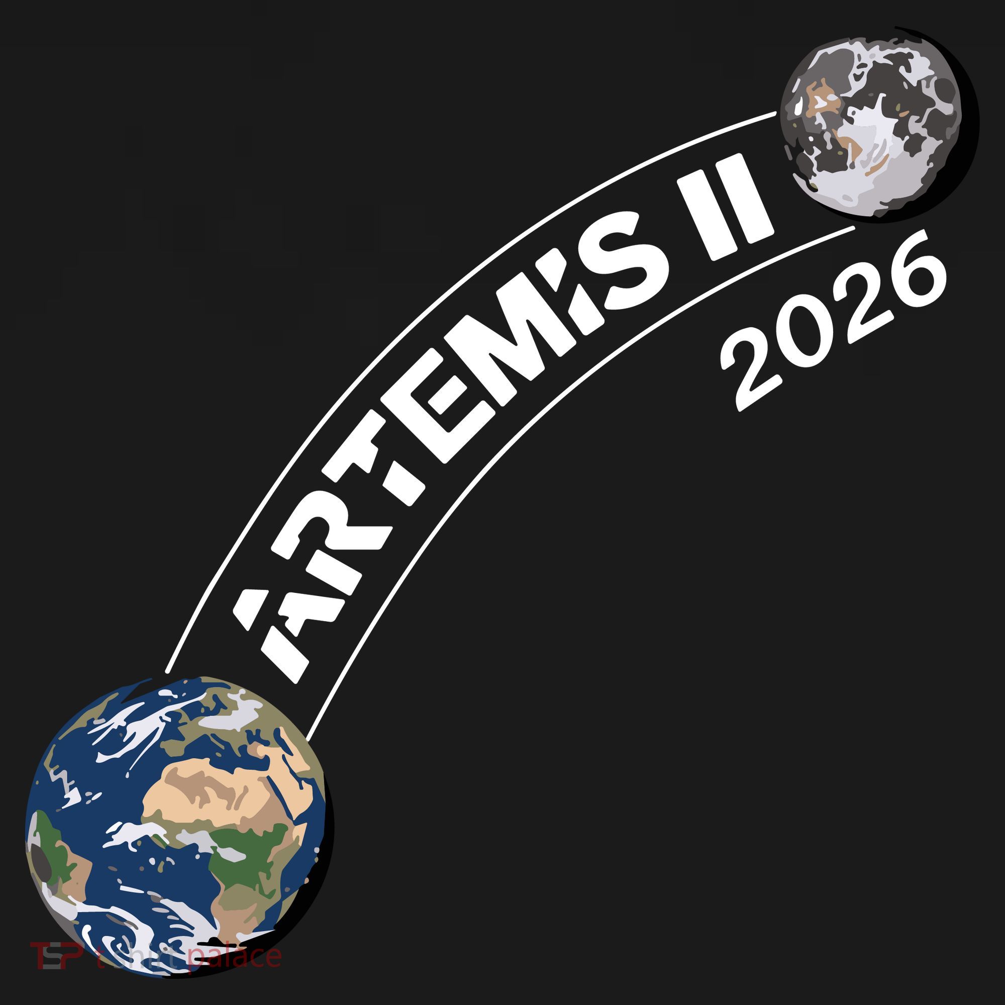Artemis 11 2026 Back To The Moon Logo Long Sleeve Shirt