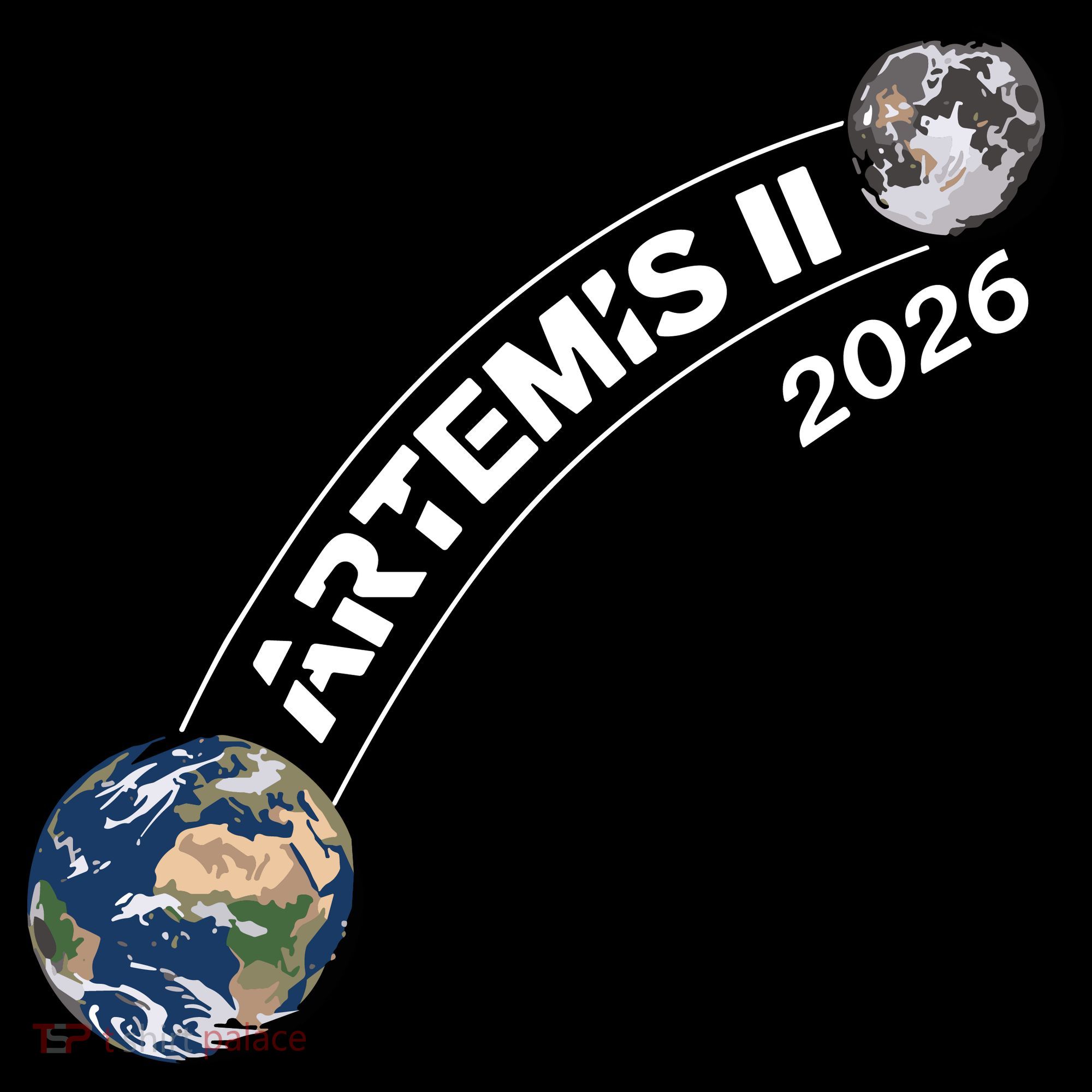 Artemis 11 2026 Back To The Moon Logo T-Shirt