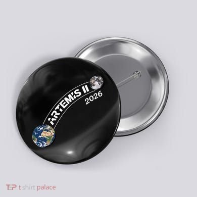 Artemis 11 2026 Back To The Moon Logo Button