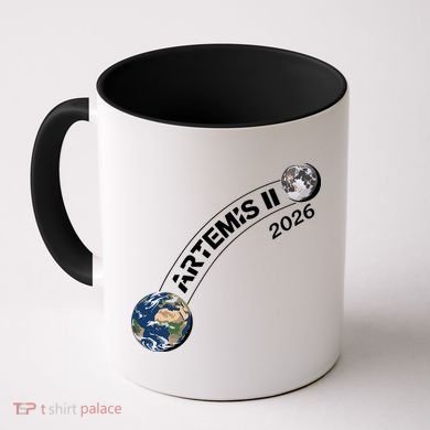 Artemis 11 2026 Back To The Moon Logo Coffee Mug